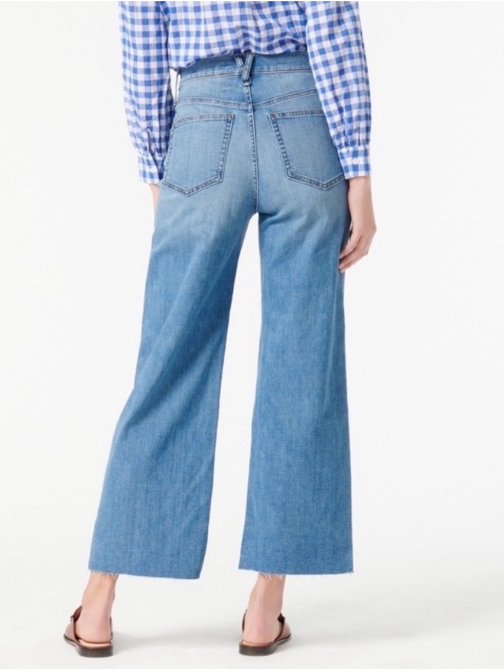 J. Crew Slim Wide Leg Jeans size 30T - Picture 2 of 12